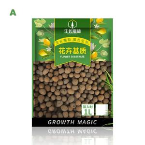 수경 원예, 난초, 배수, 장식, 아쿠아포닉스용 1L 유기농 100% 천연 확장 점토 자갈