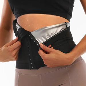 여성 Shapewear 사우나 땀 슬리밍 벨트 체중 감량 배꼽 플랫 외장 지방 버너 허리 트레이너 배꼽 컨트롤 허리 셰이퍼