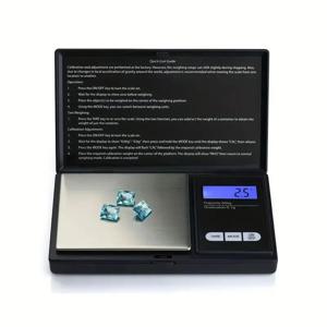 골드 스털링 실버 디지털 스케일 그램 전자 저울 100g/200g/300g/500g x 0.01g/0.1g 미니 포켓용 보석 저울