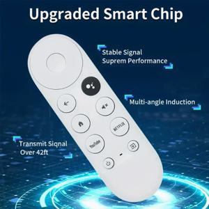 (원격 전용) Google Chromecast 4k Snow 스트리밍 미디어 플레이어용 G9N9N 교체용 음성 원격 제어