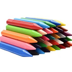 12pcs 컬러 크레용 더러운 손을하지 마십시오 빨 수있는 왁스 크레용 연필 마커 유화 드로잉 스틱 컬러 크레용