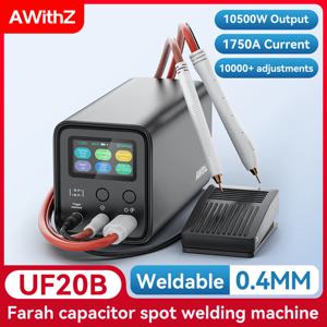 AbithZ 에너지 저장 슈퍼 패러드 캐패시터 스폿 용접기, 18650 리튬 배터리, DIY 니켈 시트 용접기, UF20A