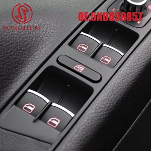 마스터 파워 윈도우 제어 스위치, VW 제타 티구안 골프 GTI MK5 MK6 파사트 B6 CC 시트 레온 MK2 5ND 959 857, 5ND959857