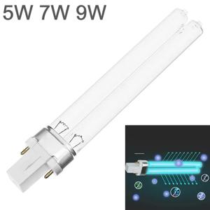 G23/2G7 UVC 램프 253.7nm 254nm 물 공기 소독 정화 살균기 5W 7W 9W UVC H 튜브 빠른 배송 6-8일 도착 배송비 면제