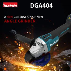 Makita 앵글 연마기 브러시리스 18V 리튬 배터리 충전식 연마기 도구, 125 100mm 절단기 연마기, DGA404