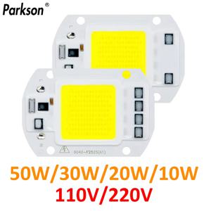 Cob Led 램프 칩 10W 20W 30W 50W 220V 스마트 Ic 필요 없음 드라이버 3W 5W 7W 9W Led 전구 램프 홍수 빛 스포트라이트 DIY 조명