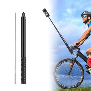 HONGDAK 2m 금속 보이지 않는 확장 에디션 Selfie 스틱 Insta360 X2 X3 용 확장형 모노 포드 GoPro 스틱 삼각대 용 액세서리
