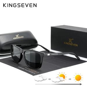 KINGSEVEN 남성용 편광 선글라스, UV400 눈 보호 렌즈, 나이트 비전 안경, 여성 액세서리, 빈티지 안경, 신제품