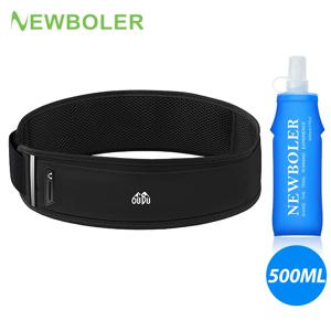 NEWBOLER 러닝 허리 가방 남성 여성 보이지 않는 트레일 러닝 벨트 수화 허리 팩 전화 홀더 체육관 피트니스 마라톤