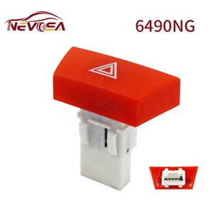 6490NG Toyota Aygo Mk1 푸조 107 시트로엥 C1 6490 NG 자동차 비상 위험 경고 표시 등 버튼 스위치 6490.NG