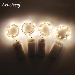 배터리 구동 LED 방수 요정 조명, CR2032 미니 크리스마스 조명, 구리 와이어 스트링 라이트, 웨딩 크리스마스 화환 파티