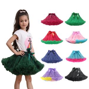 키즈 소녀 로리타 코스프레 페티코트 2023 a 라인 푹신한 투투 스커트 레이어드 Tulle 발레 댄스 페티코트 Big Bowknot Undershirt