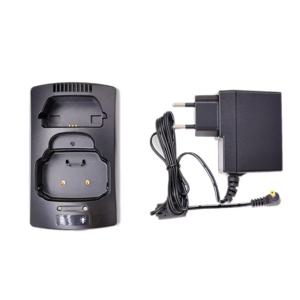 Sepura 시리즈 STP8000 STP8100 STP8200 STP9000 Ham 양방향 라디오 충전 부품용 데스크탑 충전기 트레이 및 AC 플러그 어댑터