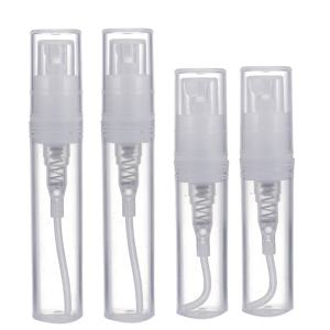 200Pcs 2/3/5/8/10ml 미니 리필 용 병 Protable 플라스틱 스프레이 향수 병 Atomizer 화장품 용기 Syring