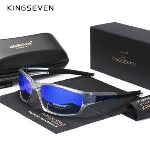 정품 KINGSEVEN 새로운 2024 디자인 남성 스포츠 편광 선글라스 여성 UV 렌즈 패션 안경 Oculos de sol