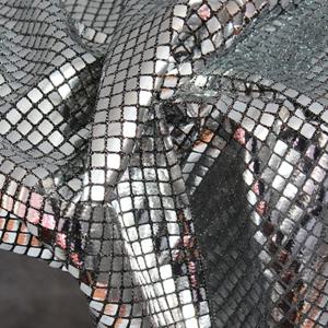 반사 광장 장식 조각 패브릭 DIY 금속 드레스 무대 의상 디자이너 패브릭 복합 메쉬 반짝이 거울 장식 조각 천