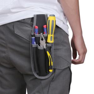도구 홀더 파우치 작업 도구 벨트 부착물 Diy 전기 기술자 도구에 적합 목수 조이너 빌더 폴리에스테르 85AD