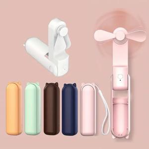후크 디자이너 휴대용 팬 미니 휴대용 팬 독특한 디자인 휴대용 개인 손 팬 USB 강력한 터보 바람으로 충전식