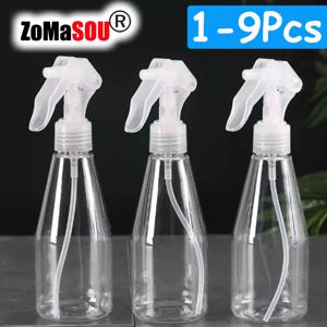 200ml 1-9Pcs 상단 핸드 트리거 스프레이 병 플라스틱 청소 물 분무기 향수 원자로 빈 병 주방 원예 도구
