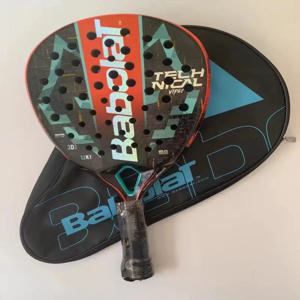 Babolat 비치 테니스 라켓 3K 12K 16K 전체 탄소 섬유 케이지 비치 라켓 남성 여성 성인을위한 Padel 라켓 가방