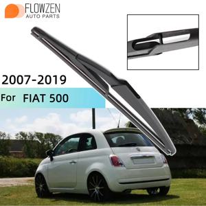 자동차 앞 유리 후면 와이퍼 블레이드 앞 유리 앞 유리 FIAT 500 2007-2019 용 깨끗한 뒷문 창 레인 브러시