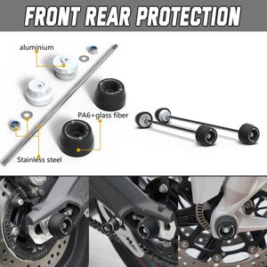 Yamaha MT-09 MT-09SP 2021-2023 Tracer 9 GT / 2021-2023 전면 후면 휠 스핀들 충돌 방지용 휠 충돌 방지