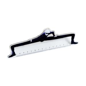 15cm Jujutsu Kaisen 학생 직선 눈금자 Gojo 및 Geto 일본 애니메이션 주변 Kawaii 편지지 소년 소녀 투명 눈금자