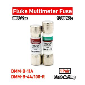 Fluke 멀티미터 DMM-B-44/100 0.44A DMM-B-11 퓨즈 115C 116C 용 고속 작동 퓨즈, 1000V DMM-B-44/100-R DMM-B-11A 440mA + 11A, 1 쌍