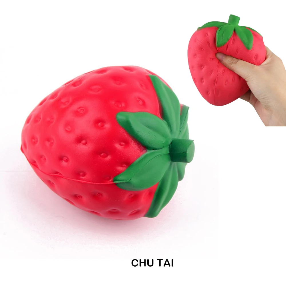 슈퍼 점보 딸기 Squishi 크림 향기로운 Squishy 천천히 상승 Antistress 장난감 어린이 성인 짜기 Squishy 장난감 11.5*9 CM