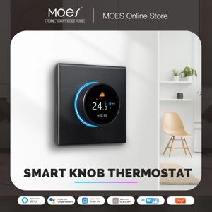 WiFi 스마트 홈 난방 손잡이 온도 조절기 온도 컨트롤러 물 가스 보일러 전기 난방은 Alexa GoogleHome과 함께 작동합니다.