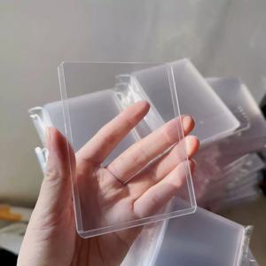 1-50Pcs 35PT 투명 카드 슬리브 지우기 트레이딩 카드 홀더 아이돌 사진 게임 카드 홀더 커버