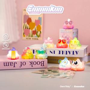 Emmm Junblingbling 작은 빛 블라인드 박스 크리 에이 티브 귀여운 똥 유행 놀이 인형 빛나는 재미 있은 작은 손 야간 조명 여성 장난감