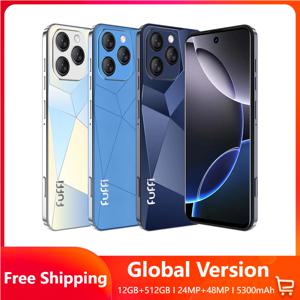 FUFFI A16 Pro 스마트폰 휴대폰 안드로이드 12 6.56인치 화면,12+512GB,24+48MP,휴대폰,5300mAh Google Play 스토어,전화
