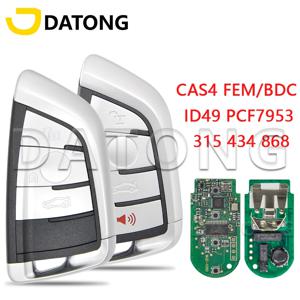 Datong World 자동차 원격 키 BMW 1 3 5 7 시리즈 X1 X3 X5 X6 X7 F CAS4 CAS4 + FEM 2011-2017 PCF7945 열쇠가없는 이동 자동차 키 교체