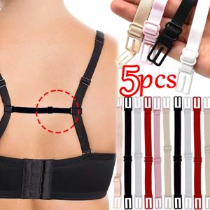 1-5Pcs 여성용 조절 가능한 브래지어 스트랩 홀더 모든 경기 보이지 않는 미끄럼 방지 어깨 스트랩 벨트 버클 속옷 란제리 익스텐더