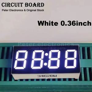 LED 닉시 튜브 3462, 하이 라이트 음극 양극, 레드, 블루, 화이트, 에메랄드, 그린, 옐로우, 0.36 인치, 4 비트 시계, 5 개