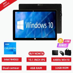 큰 판매 Max111 10.1 인치 Intel N4000 CPU 64Bit Windows 10 태블릿 4GBDDR-RAM 32GB ROM USB 3.0 1280 x 800IPS HDMI