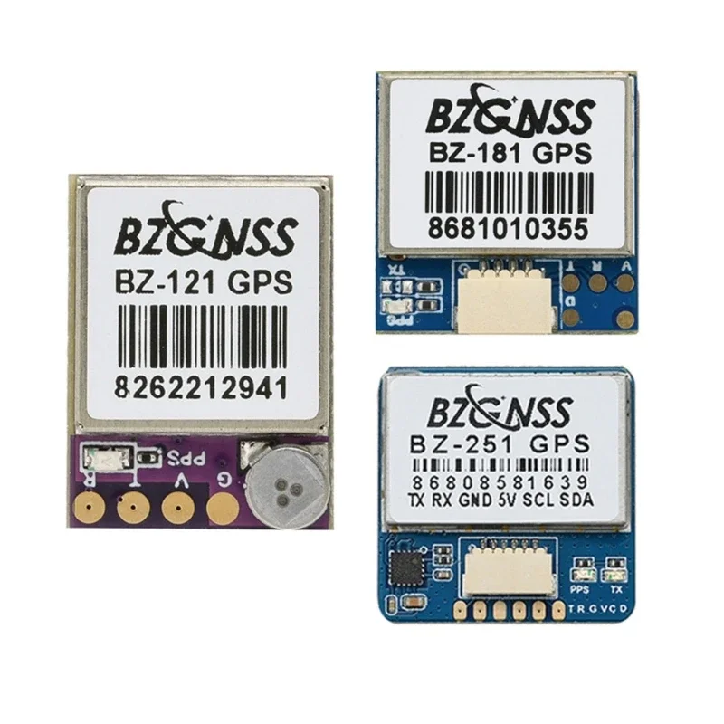 BZGNSS BZ-251 BZ-181 BZ-121 GPS 모듈 듀얼 프로토콜 FPV 리턴 호버 F7 F4 비행 제어 고정 날개 리턴 구조 드론 부품