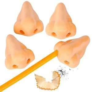 크리 에이 티브 코 연필깎이 재미 있은 연필 절단 도구 학교 용품 학생 문구 교실 교사 보상 선물