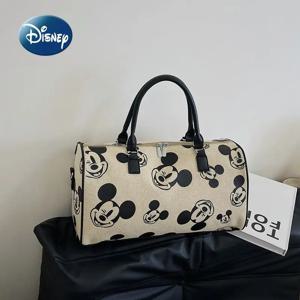 디즈니 Mickey 여성용 휴대용 여행 핸드백, 원 숄더 크로스바디 여행 가방, 만화 핸드백, 럭셔리 브랜드 패션, 신제품