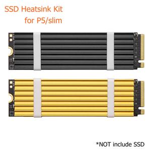 1set M.2 SSD 방열판 알루미늄 NVMe 라디에이터 2280 솔리드 스테이트 드라이브 PS5 데스크탑 용 쿨러 라디에이터 열 패드