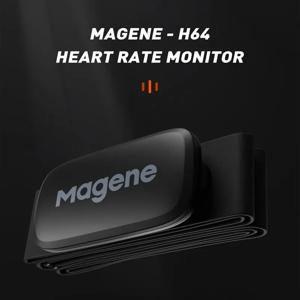 Magene H64 심박수 모니터 듀얼 모드 센서 무버 ANT 블루투스 가슴 스트랩 사이클링 컴퓨터 자전거 와후 가민 스포츠