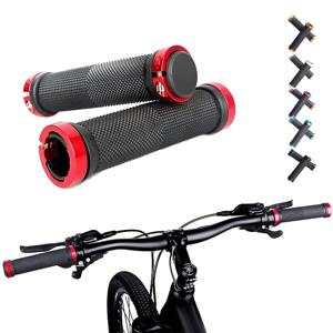 자전거 그립 고무 MTB BMX 핸들 바 커프스 미끄럼 방지 산악 자전거 핸들 그립 사이클링 바 커버 자전거 액세서리