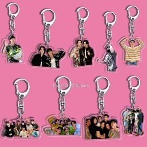 Kpop 키 체인 5CM 아크릴 KIMJINS 컴백 데이 AGUSTDDDAYS 골든 앨범 Layover MUSE 열쇠 고리 Vkook Kpop 액세서리 Merch