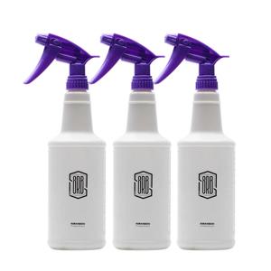 스프레이 병 26oz/770ml, 청소 솔루션용 리필 가능한 빈 스프레이 병, 식물에 물주기, 프리미엄 플렉스 노즐, 물총