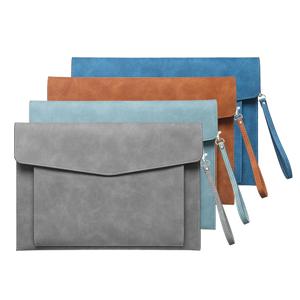 A4 가죽 문서 가방 파일 폴더 대용량 비즈니스 서류 가방 방수 노트북 케이스 Office Organizer