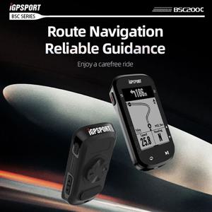 IGPSPORT BSC200C BSC200 사이클 자전거 GPS 컴퓨터 무선 속도계 자전거 디지털 경로 탐색 스톱워치 사이클링 주행 거리계