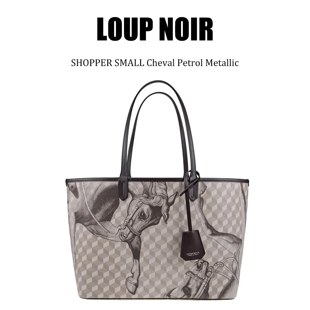 LOUP NOIR 여성용 새 토트 백 유명 브랜드 가방 캐주얼 토트 대용량 어깨 여성 가방 고품질 LOUP NOIR Bag