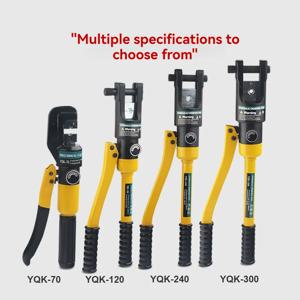 Yqk- 70120240   수동 유압 집게, 구리 알루미늄 노즈 압착, 일체형 유압 플라이어, 전기 기사 와이어 압착