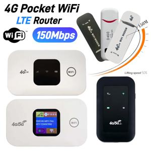 휴대용 모바일 핫스팟 150Mbps 무선 모뎀, SIM 카드 슬롯, 4G 포켓 와이파이 라우터, 넓은 범위